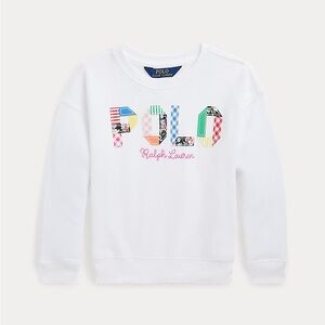 Ralph Lauren Kids White Multicolor Graphic Sweatshirt